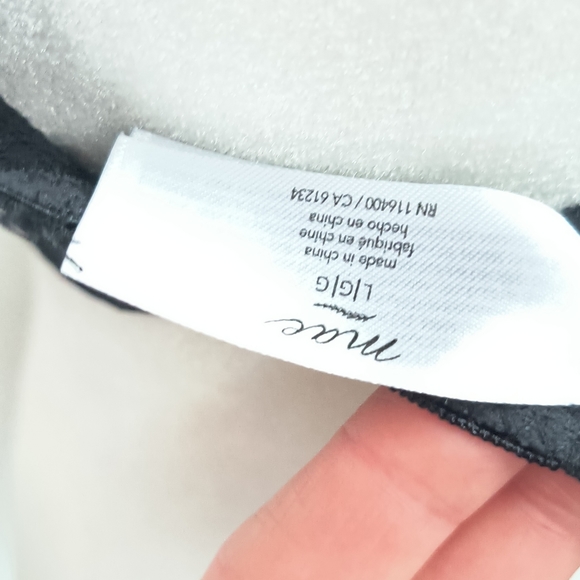 Mae Black Lace Push Up Underwire Bralette Large - Picture 3 of 3